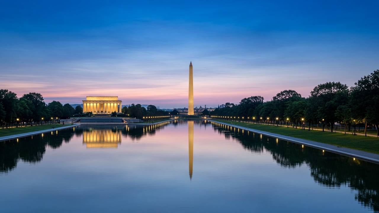 Amerika Doğu Yakası ve NASA Programı görseli — Washington, New York, Boston, Orlando, Miami